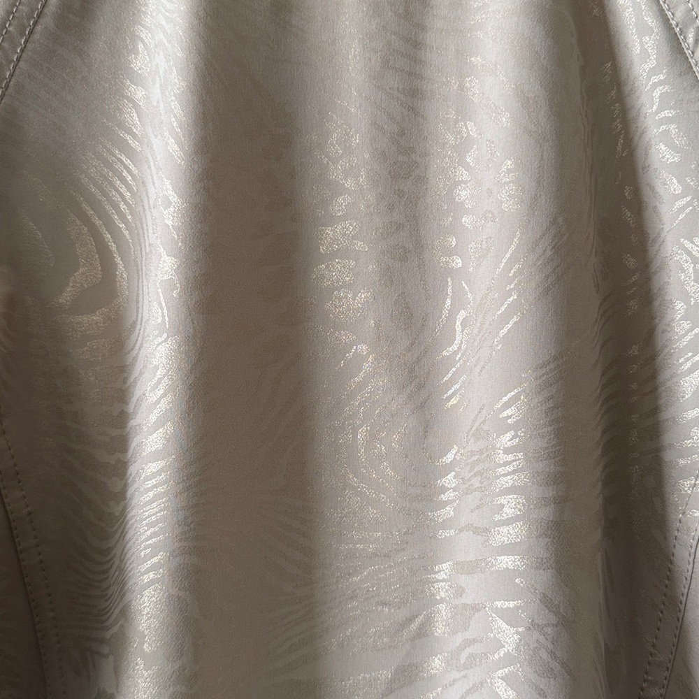 Chico's Zenergy Lightweight Metallic Shine Jacket - Picture 7 of 7